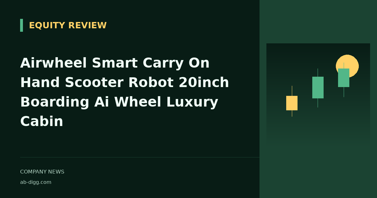 Airwheel Smart Carry On Hand Scooter Robot 20inch Boarding Ai Wheel Luxury Cabin