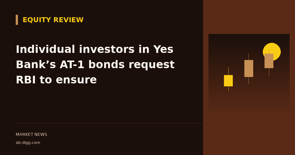 Individual investors in Yes Bank’s AT-1 bonds request RBI to ensure